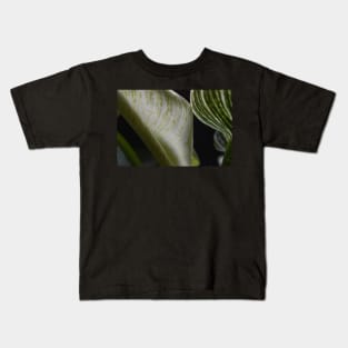 Macro Foliage Leaves Kids T-Shirt